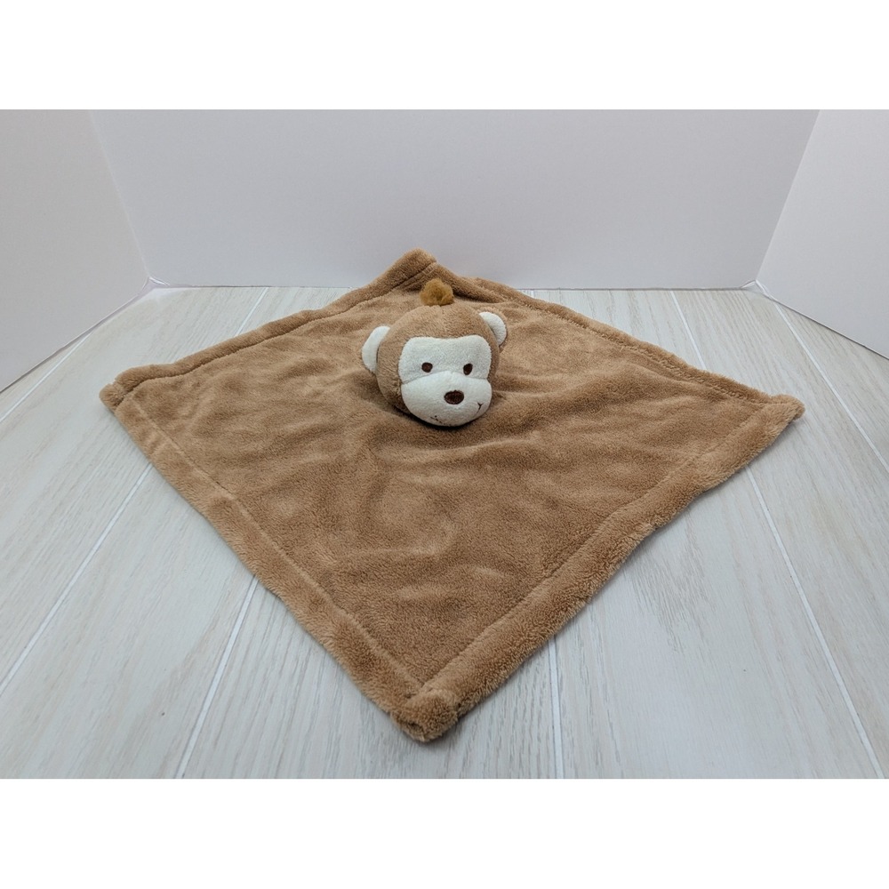 Small Wonders Monkey Security Blanket Brown Plush Lovey